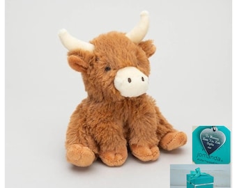 Highland Cow Soft Toy: Mini Cuddly Plush Gift