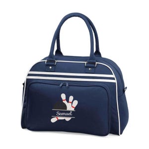 Personalisierte gestickte Bowlingkugeltasche Bowling-Tasche personalisiert, Bowling-Geschenk, Geschenk für sie, Geschenk für sie, individuelle Tasche, Balltasche