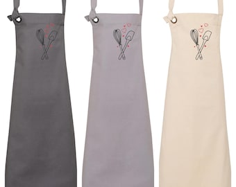 Tablier personnalisé brodé, tablier personnalisé, tablier personnalisé, joli tablier, tablier de cuisine, tablier de Noël, tablier de cuisine, cadeau personnalisé