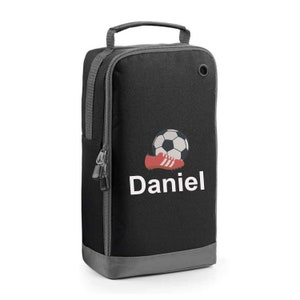 Personalised Embroidered Football Boot Bag, Embroidered Boot Bag, Name and Embroidered Design, Custom Design, Choice Of Colours