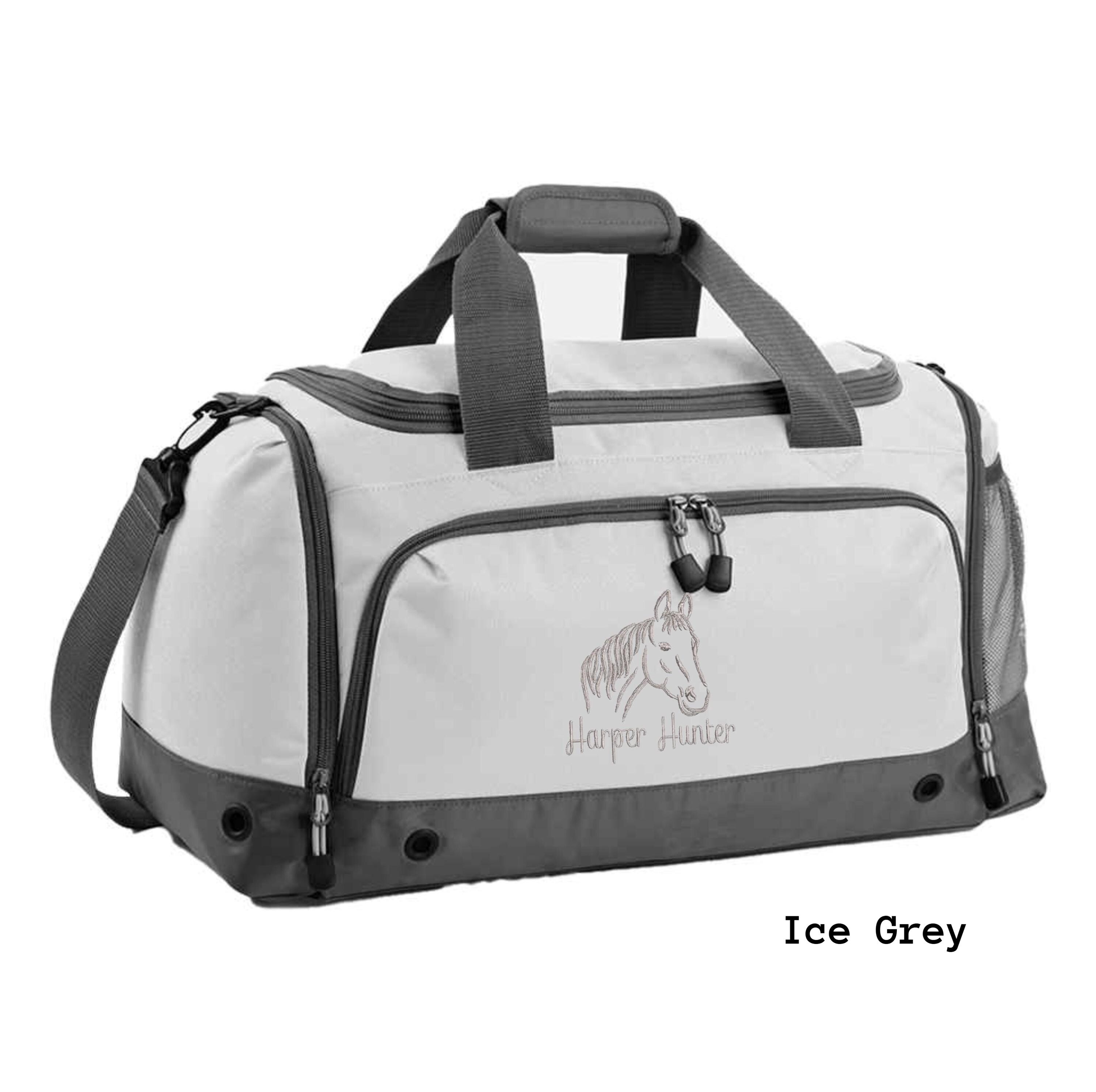 generico Borsa a tracolla da equitazione in pelle con cerniera alla moda di grande capacità da uomo Borse Set 6 Pezzi