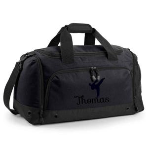 Personalised Martial Arts Overnight Bag Gym Holdall Sports Bag U2013 Ideal Karate, Judo & Taekwondo, Large Travel Bag U2013 Compact Size 20x20x40cm Dynamic Gift 12L Barrel Bag For Training U2013 Red - Online Marketplace