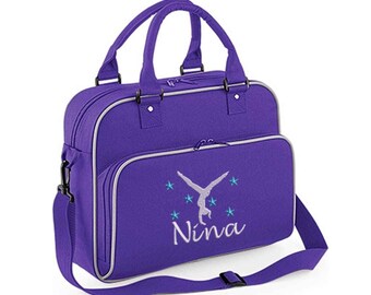 Sac de danse brodé personnalisé : gymnastique, ballet, acclamations