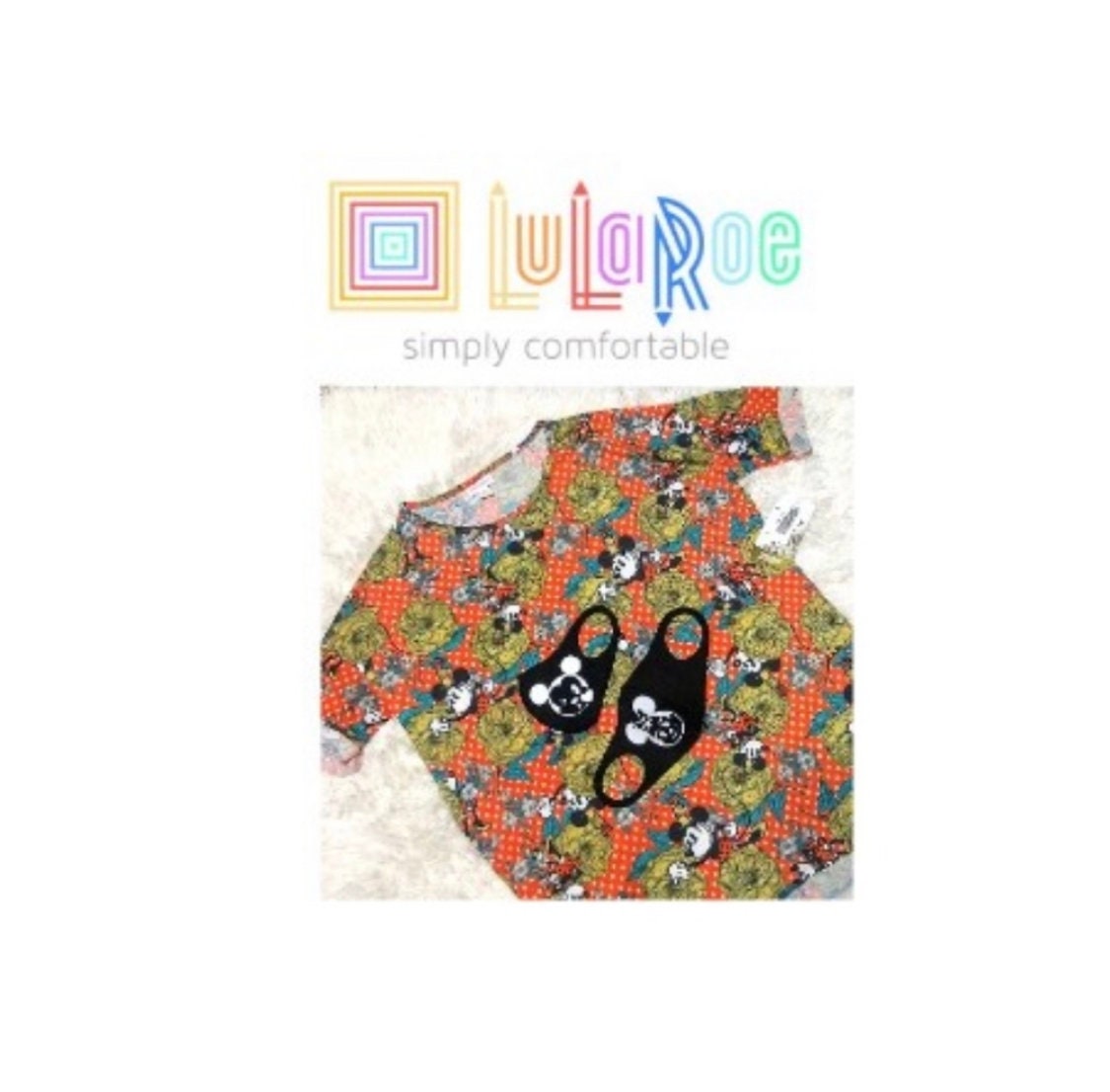 Disney Lularoe Shirt \u0026 Face Mask Bundle 
