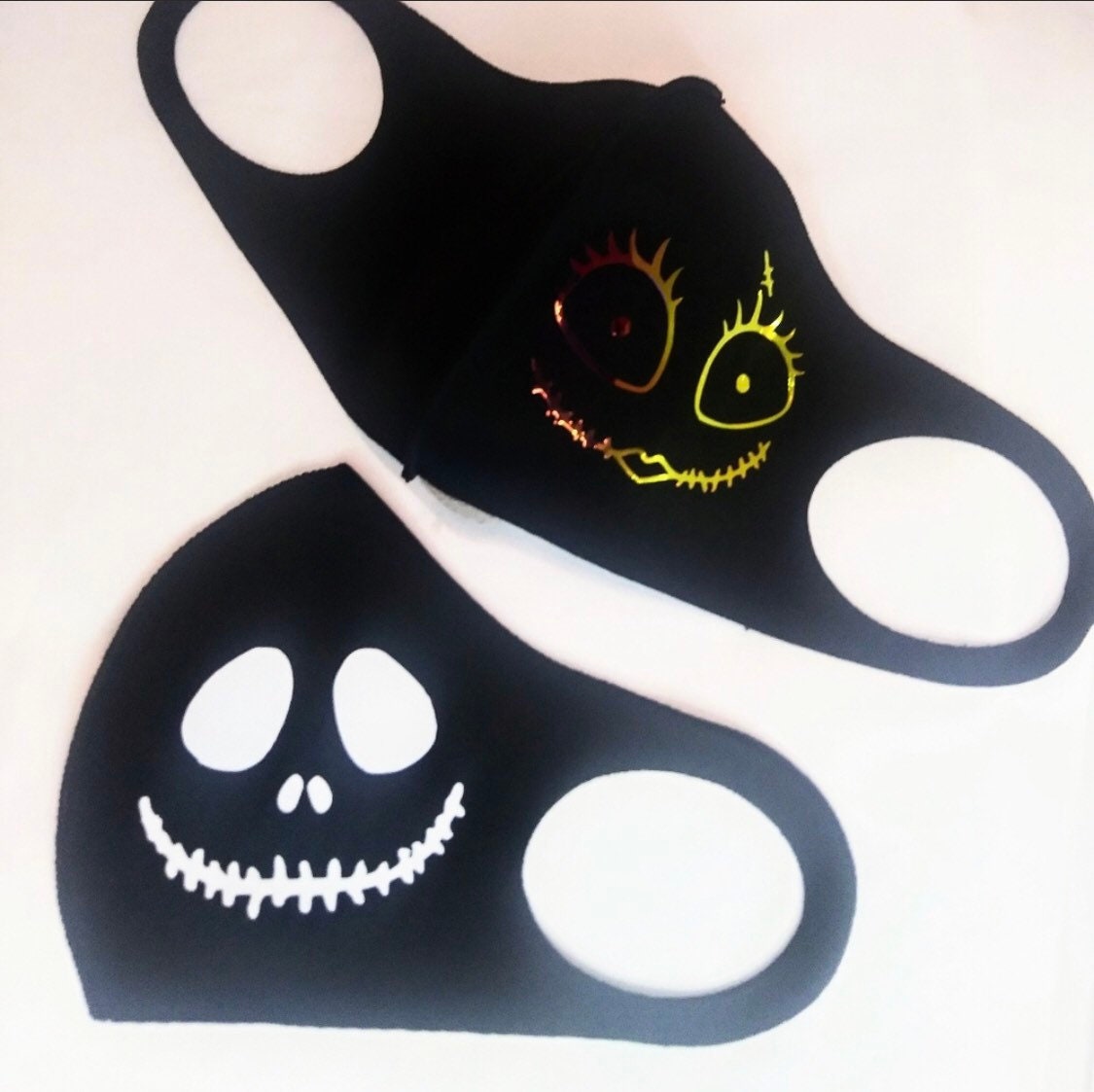 Nightmare Before Christmas Face Mask | Etsy