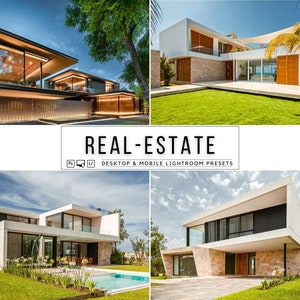 Real Estate Lightroom Presets: Mobile & Desktop, Photography Filters (Set of 10)