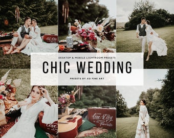 7 WEDDING Lightroom presets Desktop & Mobile Presets | Boho Presets | Professional Preset for Couple Photography | Boho Wedding filter