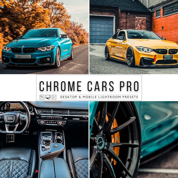 Cars Preset | Set of 17 | Mobile & Desktop Lightroom Presets | Automotive Presets | Vehicle presets | Cinematic Presets | Car Photography