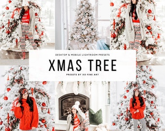 Christmas Presets | Set of 15 | Lightroom Desktop & Mobile Instagram filter | Winter Holiday | Bright Photo Editing