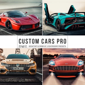 Car Presets | Set of 12 | Automotive Lightroom Presets for Mobile & Desktop | Cinematic presets auto | Instagram HDR | Photography