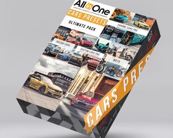 Cars Presets Bundle - Colored Vivid Style, Metallic Effects - 43 Presets