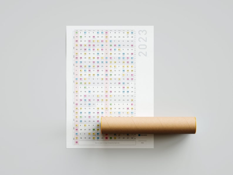 2023 Calendar With Federal Holiday State Festival Year Popular - Etsy