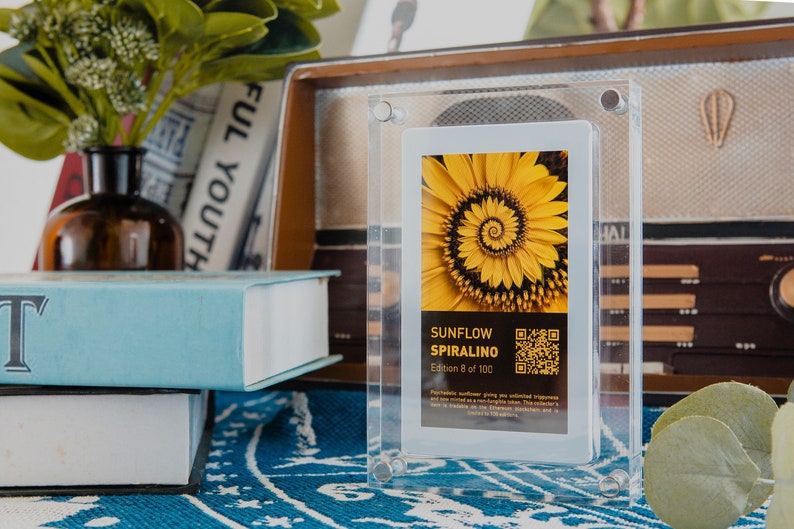 Personalized NFT Digital Frame Customized Artwork Video or Etsy