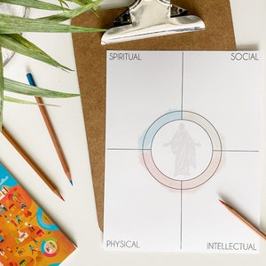 Children and Youth Goal Sheet and Planner, Instant Digital Download, Come Follow Me, CFM, Personal Development