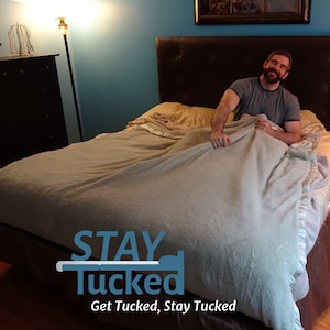 Sheet Anchor, Stay Tucked, Sheet Retainer, blanket retainer, sheets, blankets, covers, bedding, blanket anchor