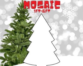 1ft-6ft Mosaic Christmas Tree from Balloons PDF files,