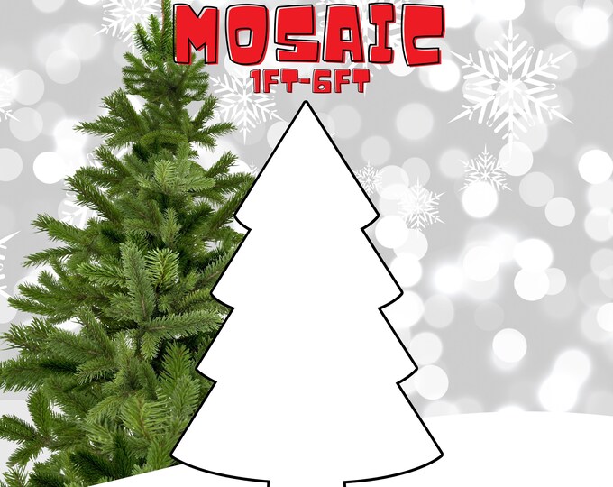 1ft-6ft Mosaic Christmas Tree from Balloons PDF files,