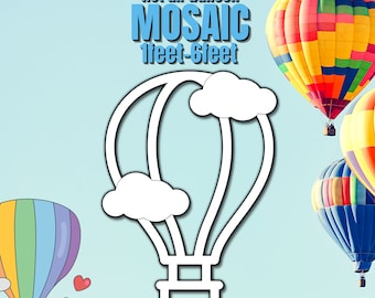 1ft-6ft Mosaic Hot Air Balloon, PDF files