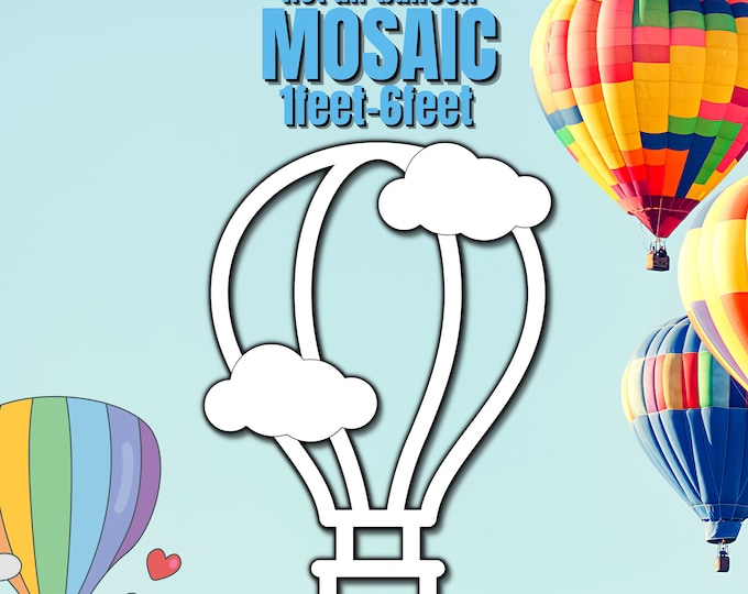 1ft-6ft Mosaic Hot Air Balloon, PDF files