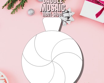 1ft-6ft Mosaic Christmas Bauble from Balloons PDF files