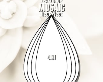 7ft 6ft 5ft 4ft 3ft 2ft 1ft Mosaic Leaf Drop Wedding Backdrop from Balloons 4in1 PDF files