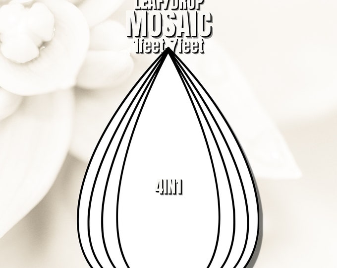 7ft 6ft 5ft 4ft 3ft 2ft 1ft Mosaic Leaf Drop Wedding Backdrop from Balloons 4in1 PDF files