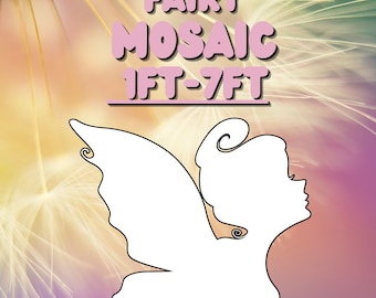 1ft-7ft Mosaic Fairy from Balloons, PDF files