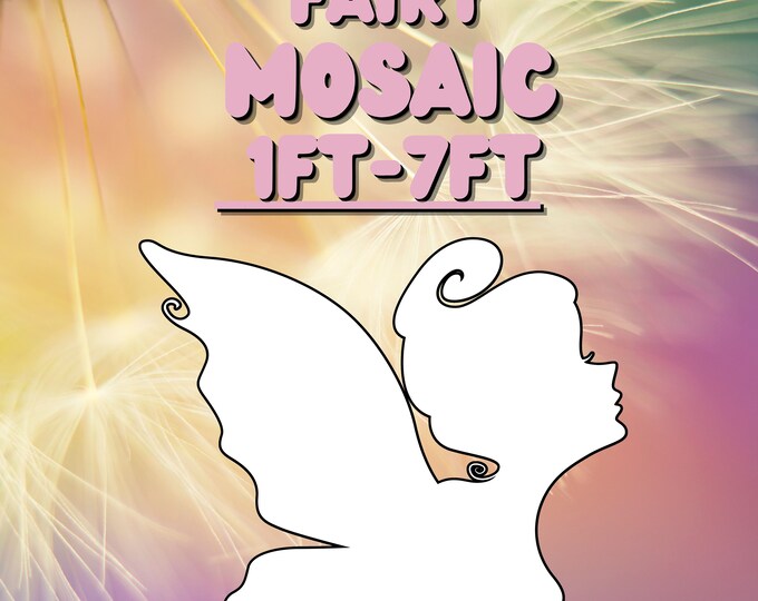 1ft-7ft Mosaic Fairy from Balloons, PDF files