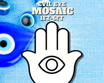 1ft-6ft Mosaic Evil Eye from Balloons PDF files
