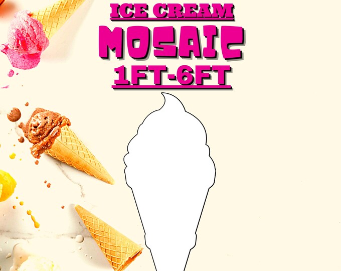 1ft-6ft Mosaic Ice Cream from Balloons PDF files,