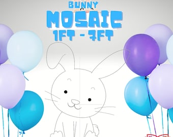 1ft-7ft Mosaic Bunny Rabbit  from Balloons PDF files