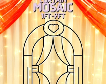 1ft-6ft Mosaic Party Curtain from Balloons PDF files