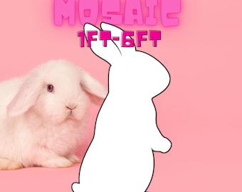 1ft-6ft Mosaic Teddy Rabbit from Balloons PDF files