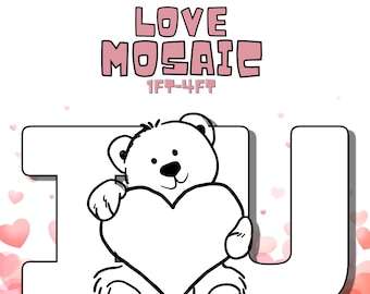 1ft-6ft Mosaic IloveU from Balloons PDF files,
