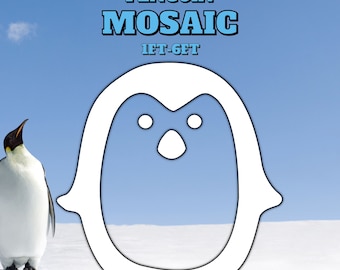 1ft-6ft Mosaic Penguin from Balloons PDF files
