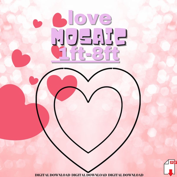 Mosaic Heart - Etsy