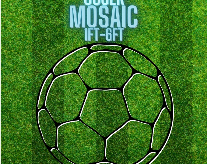 1ft-6ft Mosaic Soccer Ball from Balloons PDF files