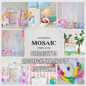 1ft 2ft 3ft 4ft 5ft 6ft Mozaïek Alle 0-9 cijfers uit ballonnenbundel met mozaïek Alle letters 1ft-6ft PDF-bestanden met instructieboek