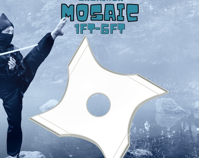 1ft-6ft Mosaic Ninja Star Shuriken from Balloons PDF files