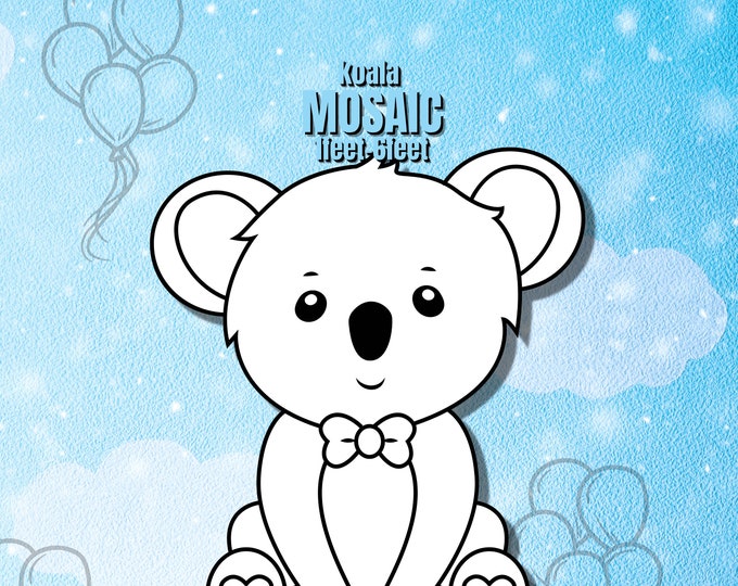 1ft-6ft Mosaic Baby Koala from Balloons PDF files,