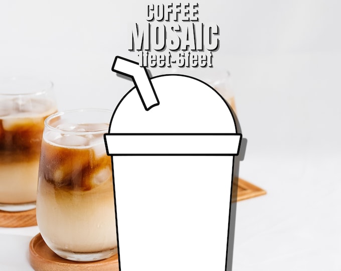 1ft-6ft Mosaic Ice Coffee Milkshake from Balloons Beverage PDF files