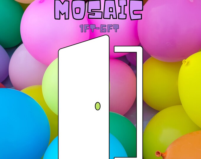 1ft-6ft Mosaic Party Entry Door from Balloons PDF files