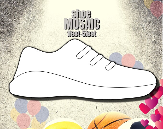 1ft-5ft Mosaic Running Shoe from Balloons PDF files