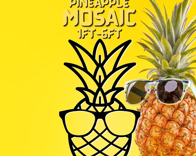 1ft-6ft Mosaic Pineapple from Balloons PDF files