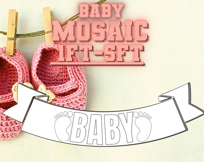 1ft-5ft Mosaic Baby Feet Ribbon from Balloons PDF files