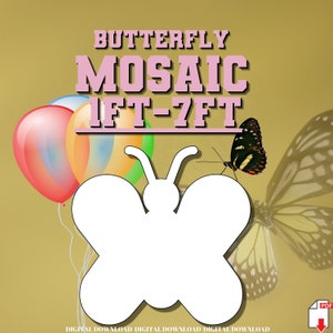 1ft-7ft Mosaic Butterfly from Balloons, fichiers PDF