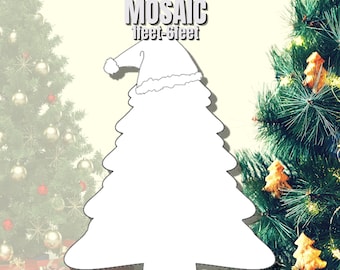 1ft-6ft Mosaic Santa Christmas Tree from Balloons PDF files,