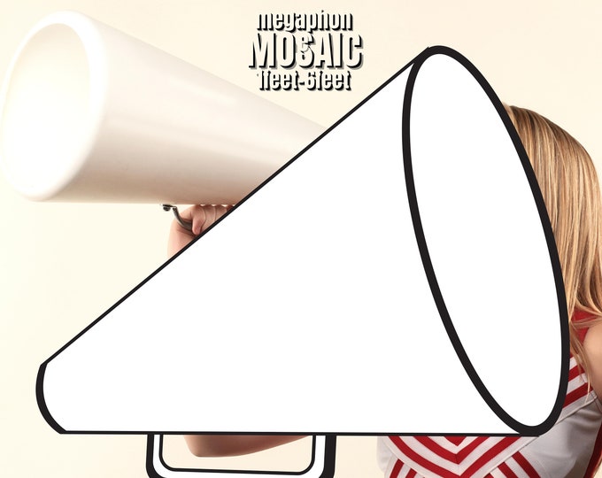 1ft-6ft Mosaic Cheer Megaphone from Balloons PDF files