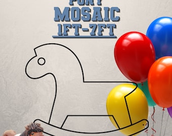 1ft-5ft Mosaic Horse Pony Swing from Balloons PDF files