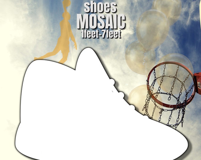 1ft-6ft Mosaic Basketball Shoes from Balloons, PDF files